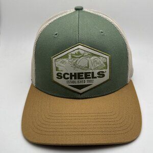 Scheels Hat Snapback Trucker Cap Mens Outdoor Hiking Camping Mesh Back